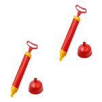 Pack X2 Sopapo Destapador Cañerías Para Baños Alta Presión