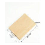 Tablas De Cocina De Bambu Para Cortar O Servir Mango 32x22cm Tabla Marrón