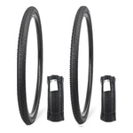 X2 Neumáticos + 2 Camaras De Bicicleta Aro 27.5 X 2.125 Negro