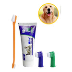 Kit Dental Cream De Higiene Para Perros Limpieza Frescura Vainilla