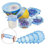 6 Tapas Silicona Extensible Anti Escurrimientos Sellado