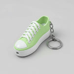Encendedor Llavero Forma De Zapatilla Recargable Portátil Verde Claro