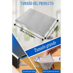 Tabla De Acero Inoxidable Wosh 30x40cm Para Picar Y Amasar Wosh Plateado