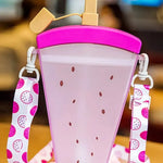 Botella De Agua En Forma  De Sandia 320ml Kawaii /coloridos