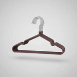 X10 Perchero Metalico Infantil Organizador Para Ropa Bebe Marrón