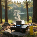 Cocinilla A Gas Regulador Camping Cocina Portátil + 2 Butano