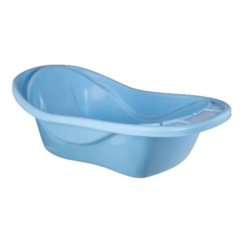 Bañera Tina Anatómica Bebes Celeste/rosada Color Celeste Liso