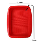 Molde  Tortera  Alta De  Silicona Apta Horno  24cm  Cuadrada