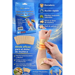 10 Parches Para Calmar Eliminar Dolor De Muñeca Alivio Pack