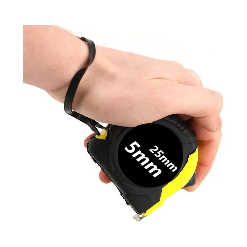 Cinta Métrica 5m/25mm Huincha Medir Retráctil Tipo Goma X3