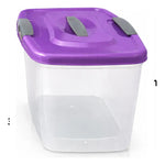 Caja Plastica Organizadora 6 Litros Transparente Tapa Wenco