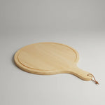 Tabla Para Picoteo Snacks De Bambu Con Mango Pizzera