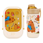 Set Lonchera Taper + Botella Para Jugo Colacion Infantil