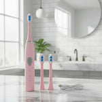Cepillo De Dientes Electrico Recargable Usb + 2 Repuestos