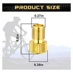 Pack X2 Adaptador Válvula Francesa Auto Schrader  Bicicleta Valvula Francesa Presta A Auto Schrader