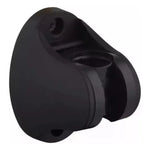 Kit  Ducha Negro Mate Teléfono Plast Manguera Soporte Tarugo Negro Mate