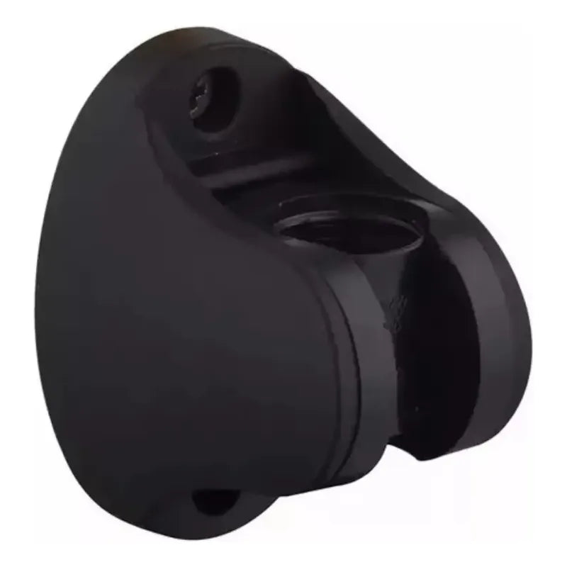 Kit  Ducha Negro Mate Teléfono Plast Manguera Soporte Tarugo Negro Mate