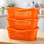 3 Cestas Apilables Organizadoras Anidable De 4 Litros
