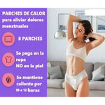 Pack De Parches Térmicos Para Controlar Cólicos Menstruales- South Moon, 8 Unidades Alivio Del Dolor