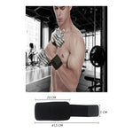 X2 Muñequeras Deportivas Ajustables Deporte Crossfit, Gym Negro