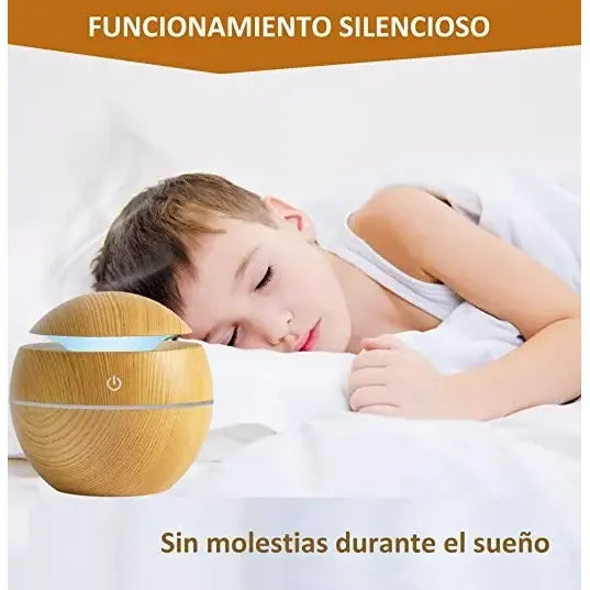 Humidificador Difusor De Aroma Purificador De Aire 200 Ml