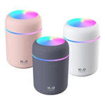 Difusor Aroma Luz Led 300 Ml Humificador Aceites En Aire Color Blanco