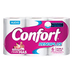 Papel Higiénico Confort - Rendiplus - 6 Rollos X 20 Mt