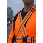Arnes De Seguridad Reflectante Chaleco Ajustable Adulto Vial Ajustable Rosa Chicle