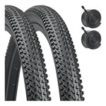 X2 Neumáticos + 2 Camaras Bicicleta Aro 29 X 2.125 Schrader Negro