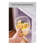 X4 Tapper Fuente Hermetico Plastico Comida Alimentos Frutas Azul