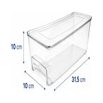 Contenedor Organizadora Refrigerador Con Asa Inferior