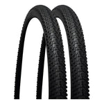 X2 Neumáticos Bicicleta Aro 26 X 2.125 Plegables Negro Neumático
