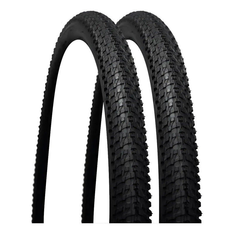 X2 Neumáticos Bicicleta Aro 26 X 2.125 Plegables Negro Neumático