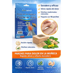 10 Parches Para Calmar Eliminar Dolor De Muñeca Alivio Pack