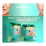 X5 Parches Mascarilla Hidrosolubles De Colágeno Antiarrugas Mixta