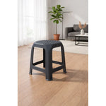 Pack De 3 Pisos Plastico Taburete Cuadrado Banco Silla 46cm