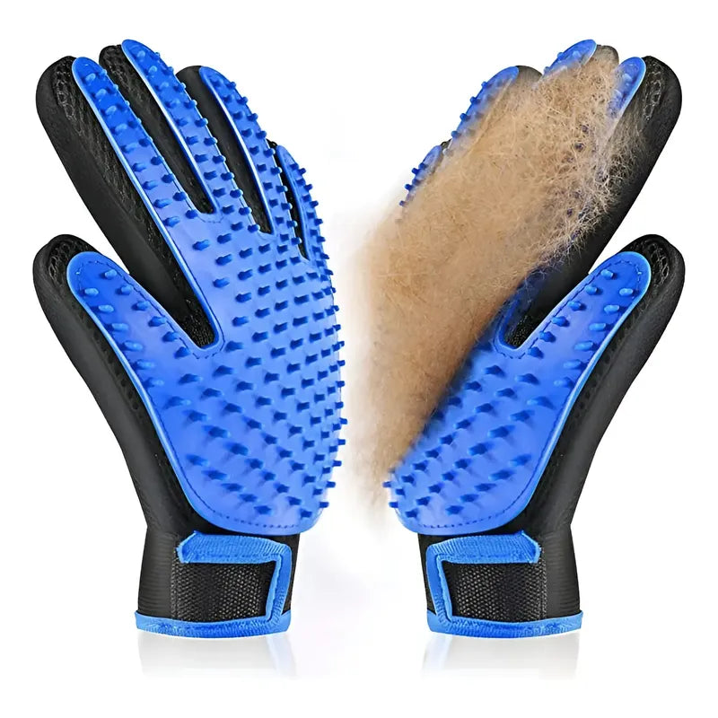 Pack 2 Uni. Guantes Para Mascotas Baño - Peinar Perro, Gato