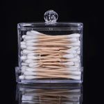 Dispensador De Bastoncillos Algodon Y Mopa Desmaquillantes