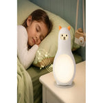 Maquina Ruido Blanco D Alpaca + Altavoz Con Lampara Bebe Blanco