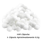 100 Bolas De Algodón, Absorbentes, Para Desmaquillarse