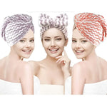 Toalla Para Pelo Turbante Microfibra Secar Cabello Color X3