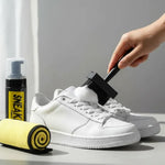 Kit Limpieza Cuidado Zapatillas Sneaker Cepillo Espuma Paño