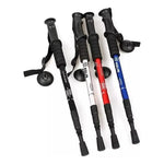 Baston Trekking Senderismo 3 Tramos Mango Recto Antishock
