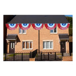 Guirnaldas Abanico Decorativos Chile Fechas Patrias 3.2mt