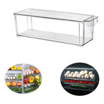 Caja Organizadora Refrigerador Con Tapa Y Mango - Dispensa Blanco
