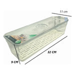 Organizador Para Refrigerador Cocina 2 Contenedor Con Tapa Transparente