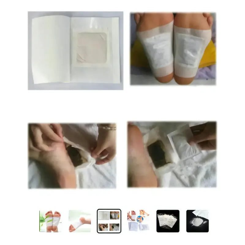 Parche Pies Desintox Kinoki 100% Natural. Caja X 10 Parches Foto