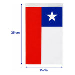 X3 Banderines Decorativos Guirnaldas De Papel Chile Patrias Bandera Chile Papel
