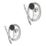 De Ducha Teléfono Manguera Soporte Cromado Acero Inox X2 Kit