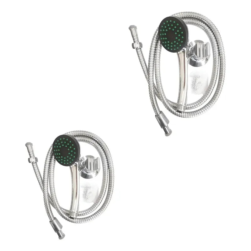De Ducha Teléfono Manguera Soporte Cromado Acero Inox X2 Kit